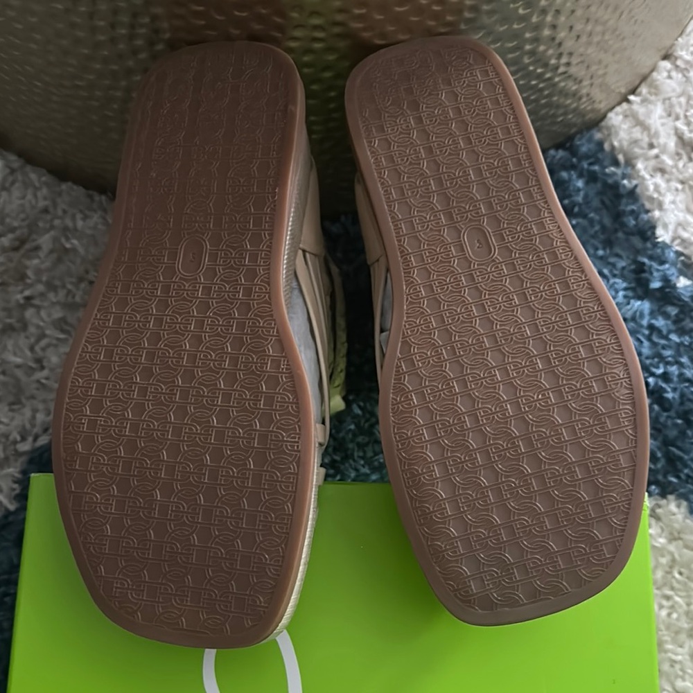 Sam Edelman Beige Braided Platform Sandals - Picture 5 of 7